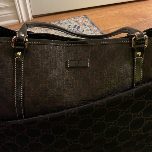 GUCCI Supreme Joy Tote in Fall Chocolate - Picture 1 of 13